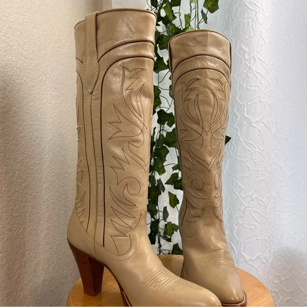 Dan Post Ladies Vintage Cowboy Boot Narrow - Picture 6 of 13